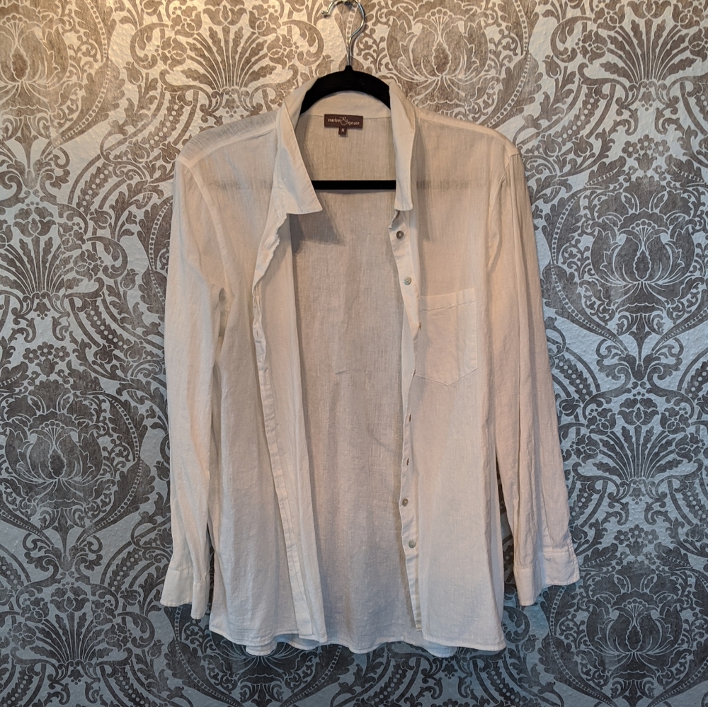 LIKE NEW✨Market & Spruce white button up